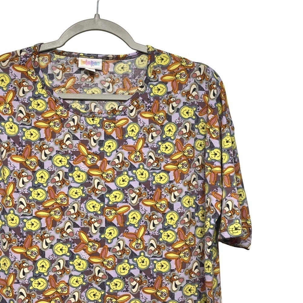 LuLaRoe Irma XS Winnie the Pooh Tigger Piglet Eeyore Disney T Shirt Tunic